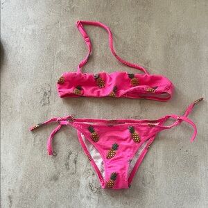 Calzedonia Pink Pineapple Bikini Set